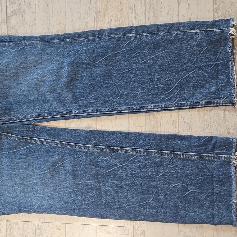 GRLFRND The Cassidy Straight Leg Blue Jeans Size 25 - Picture 3 of 16